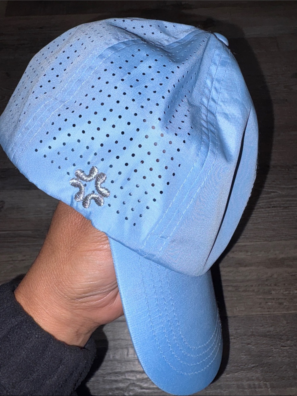 Light Blue Perforated Performance Cap - Unbranded